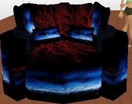 blkblured chair