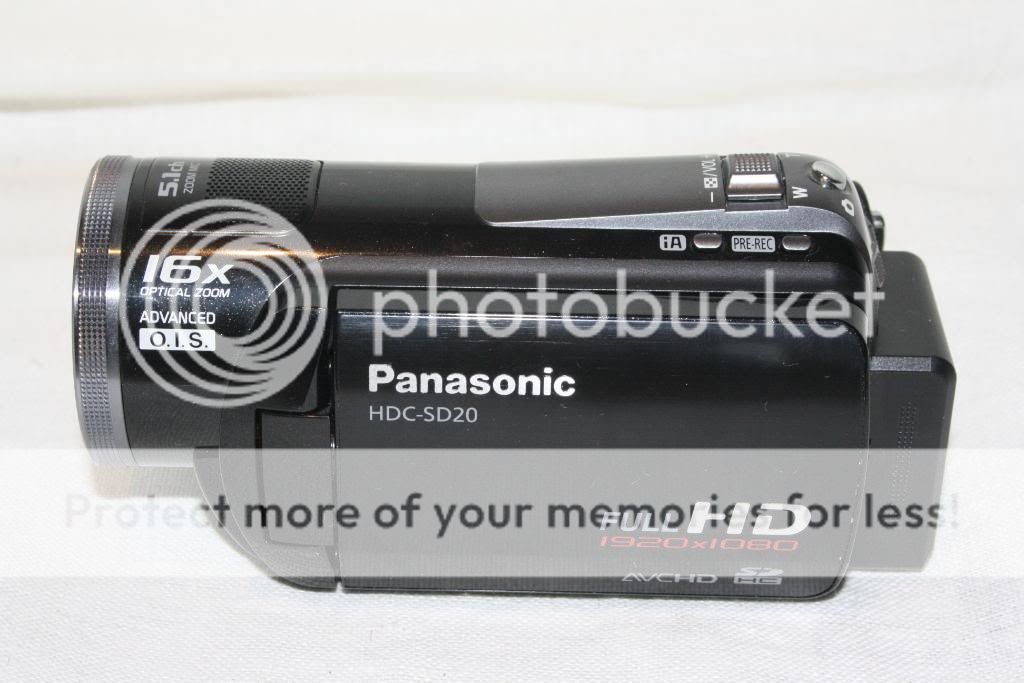 Panasonic HDC SD20 SDHC / SD Card Full HD AVCHD Camcorder 